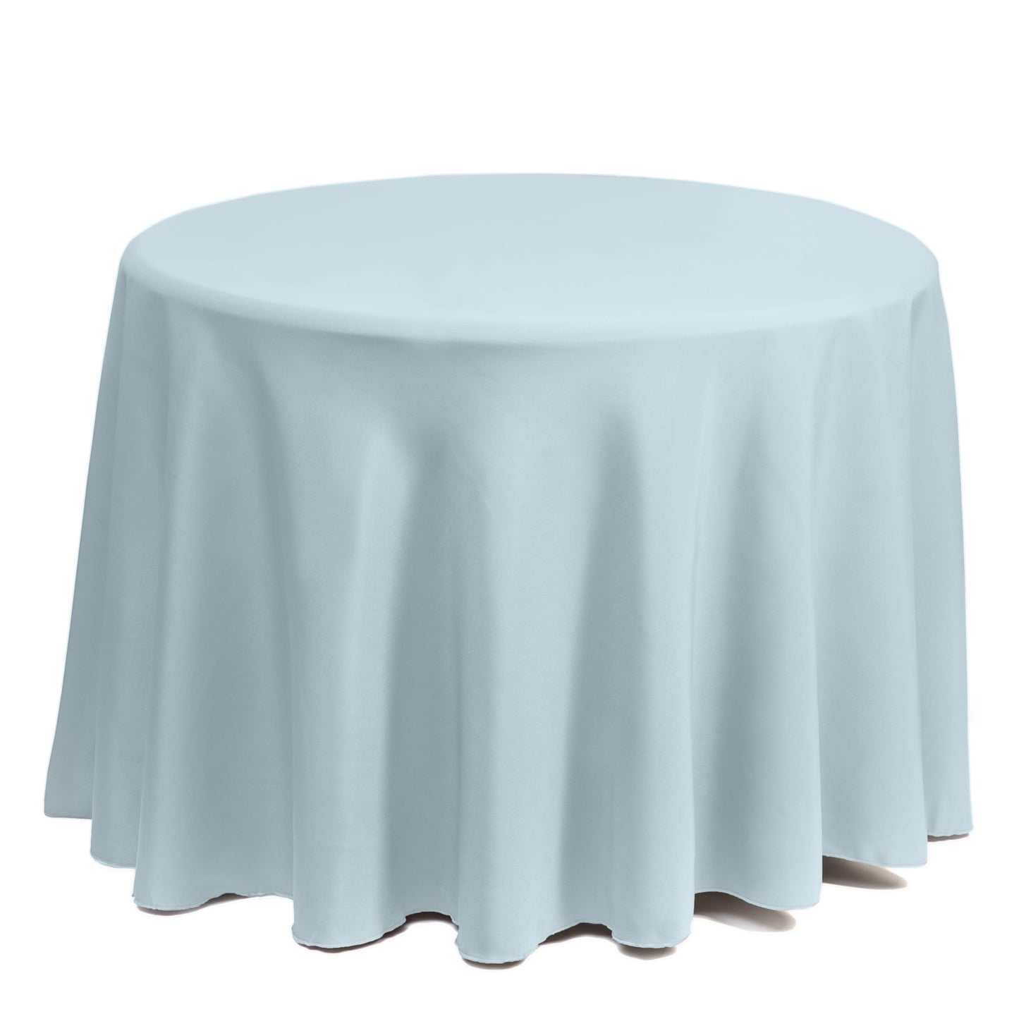 Stain and Wrinkle Resistant Fitable Aqua Table Cloth 60 Inch Round, Reusable and Washable Polyester Fabric Table Covers for Party, Wedding and Banquet Decoration